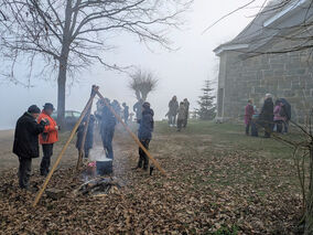 Krippenandacht mit Segnung der Kinder (Foto: Georg Smolarczyk)